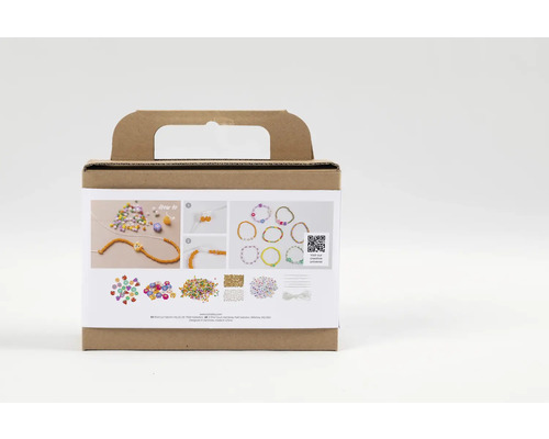 Kit de bricolage pour bijoux dans une boîte en carton