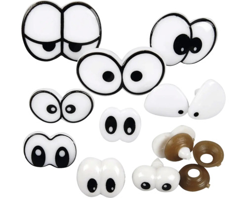 Verschiedene Kunststoffaugen zum Basteln