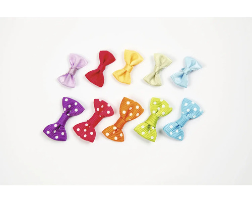 Zehn Schleifen für Dekorationen und Handarbeiten