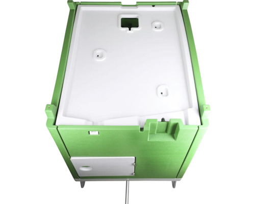 Composteur avec couvercle et trappe de retrait