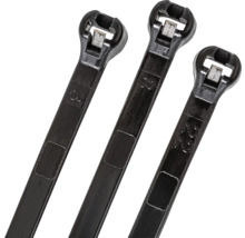 Collier de serrage 155x3.6 mm noir 100 pces