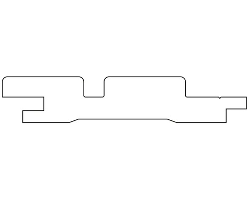 Profil d''une rainure et languette