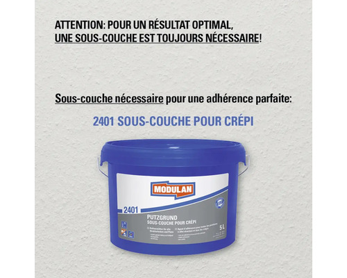 Seau bleu de primaire d''accrochage pour enduit 2401 de Modulan, fond pour un enduit optimal