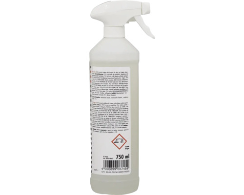 Vaporisateur de 750 millilitres pour diverses applications de nettoyage.