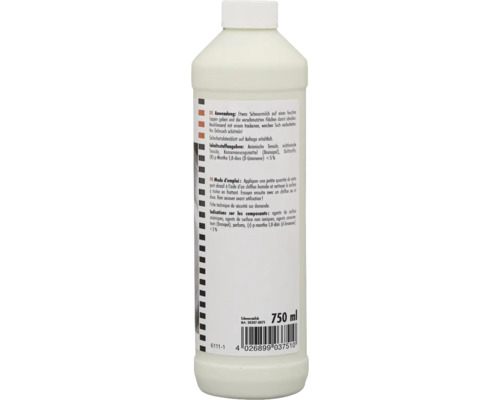 Schuermilch Reiniger 750 ml Flasche