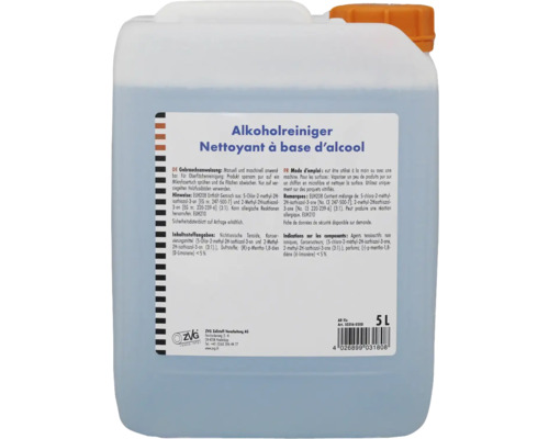 Nettoyant à base d''alcool en bidon de 5 litres