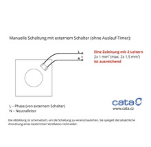 Schaltplan für manuelle Schaltung mit externem Schalter