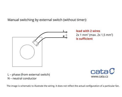 Schaltplan für manuelle Schaltung durch externen Schalter