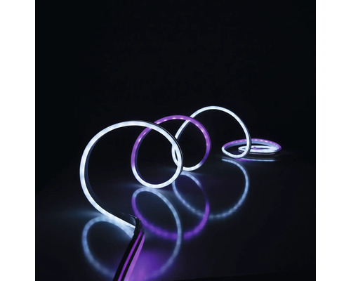 Dekorative LED Leuchtschlange in gewundenem Design