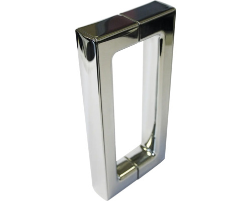 Poignée de cabine de douche rectangulaire en métal