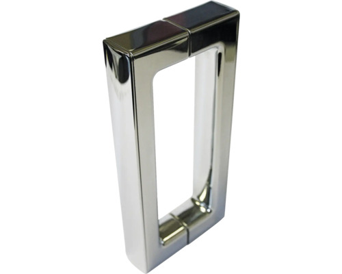 Poignée de cabine de douche rectangulaire en métal