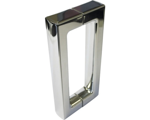 Poignée de porte rectangulaire en métal