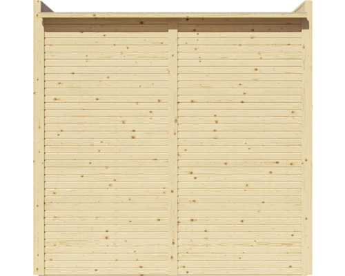 Panneau de clôture en bois avec planches horizontales pour le jardin