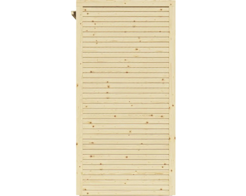 Paroi en bois avec planches horizontales pour l''extérieur