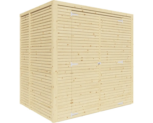 Armoire de jardin en bois avec double porte