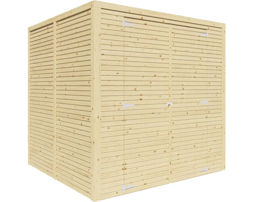 Holzgartenhaus mit Doppeltür für die Gartengeräteaufbewahrung