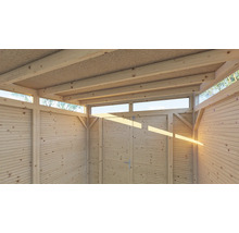 Gartenhaus Bertilo Woodline Pultdach mit Fussboden 226 x 234 cm anthrazit-thumb-14
