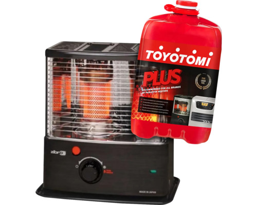 Poêle Zibro avec bidon de pétrole Toyotomi