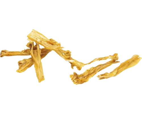 Peau de soja séchée en morceaux