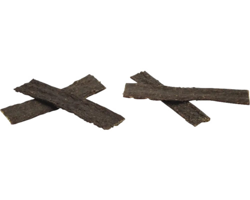 Deux morceaux de viande séchée, placés l''un sur l''autre