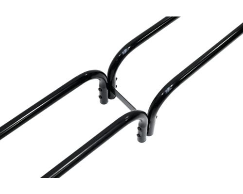 Vue détaillée du cadre métallique