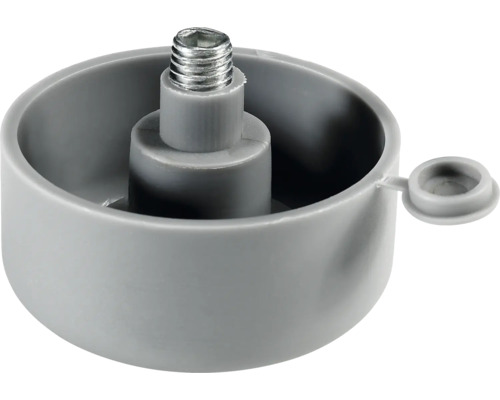 Möbelfuss aus Kunststoff mit Schraubgewinde