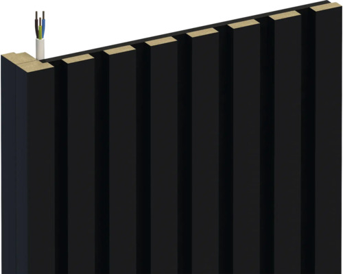 Panneau mural avec goulotte de câbles pour montage mural