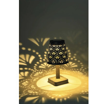 Dekorative Solarleuchte mit Muster und Lichteffekten