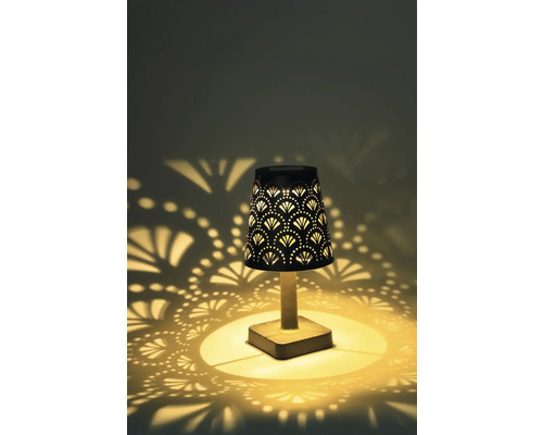 Dekorative Solarleuchte mit Muster und Lichteffekten