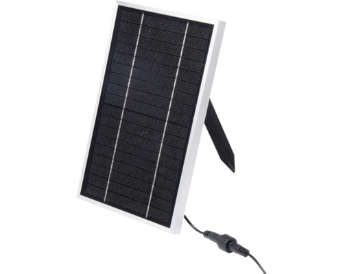 Solarpanel mit Ständer und Kabel