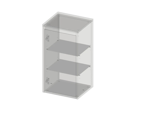 Hängeschrank mit drei Regalböden für Badezimmer oder Küche