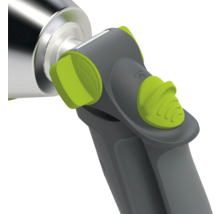 Vue détaillée du pistolet pulvérisateur pour tuyau d'arrosage