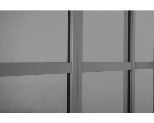 Vue détaillée d''une cloison avec croisillons