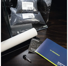 Aquarium Set mit Bodengrund, Filtermatte, Düngestäbchen und Broschüren