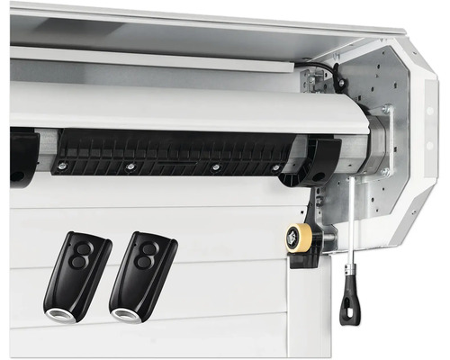 Système de volet roulant avec deux télécommandes