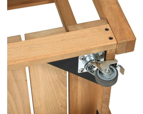 Vue détaillée d''une construction en bois avec rouleau