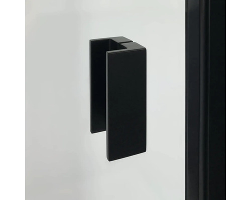 Poignée noire pour cabine de douche