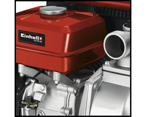 Logo Einhell sur un moteur à combustion du GE-PW 46