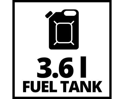 Symbole pour réservoir de carburant de 3,6 litres