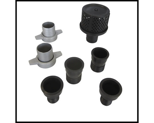 Divers accessoires de pompe à eau en métal et plastique