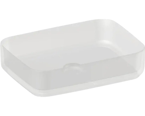 Vasque à poser rectangulaire en fonte minérale