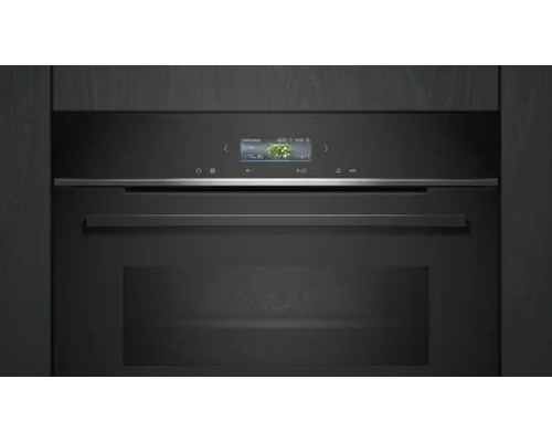 Four encastrable noir avec écran