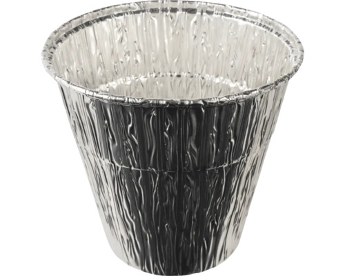 Pot de fleurs en aluminium