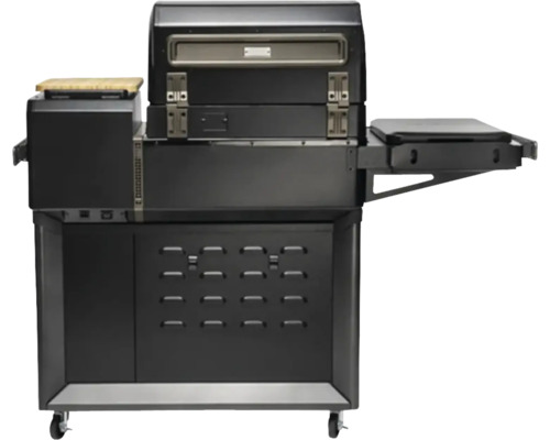 Grill avec espace de rangement et planche à découper