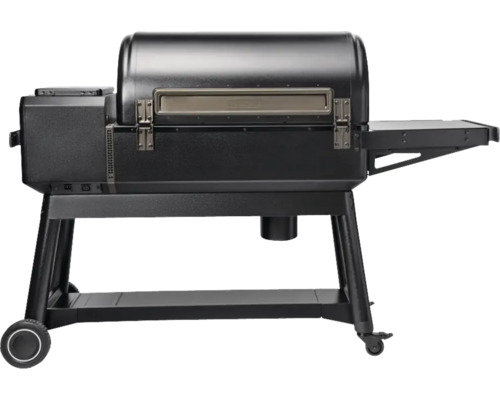 Grill mit Ablagefläche und Rädern