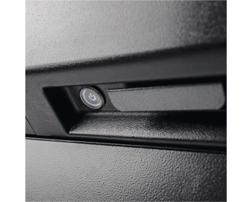 Nahaufnahme des Ein-/Ausschalters