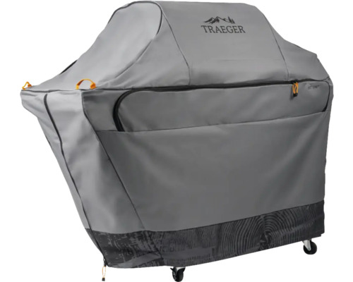 Graue Traeger Grillabdeckung zum Schutz vor Witterungseinflüssen und Schmutz