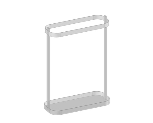 Porte-serviettes autoportant en plastique