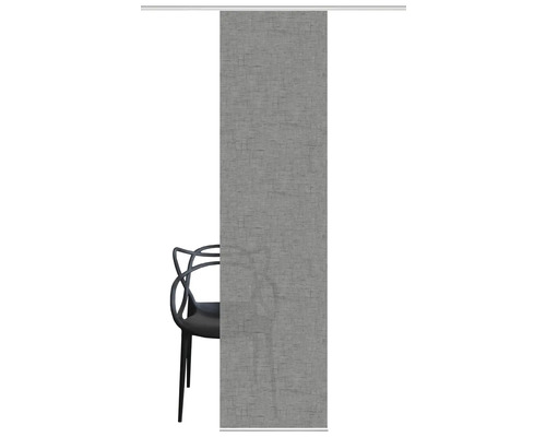 Schiebegardine mit Stuhl