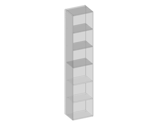 Hochschrank mit fünf Regalböden